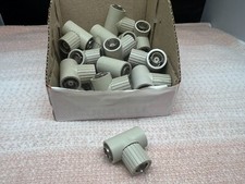 BNC Male to 2 BNC Female T Adapter Connector Coaxial Cable Splitter, Fast Ship 