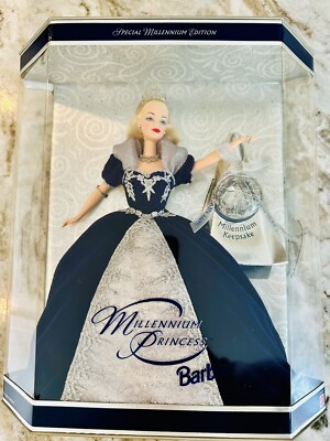 Millennium Princess 2000 Barbie Doll Special Edition with Millenium Keepsake NIB