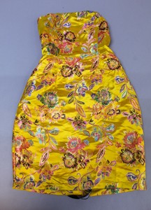 yellow bodycon dress uk