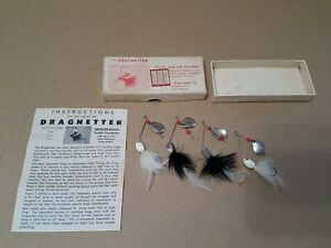 The Dragnetter Fishing Spinner Bait Vintage Riggs Tackle Co. Tulsa Oklahoma