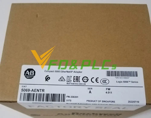 New Sealed AB 5069-AENTR Compact 5000 EtherNet/IP Adapter 5069AENTR