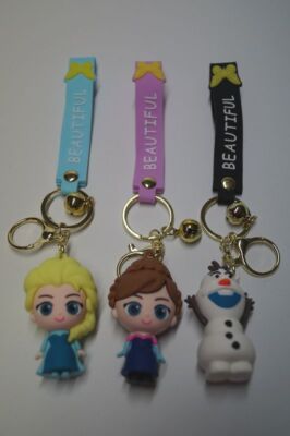 n10) versch. Schlüsselanhänger Disney FROZEN Eiskönigin z.B. Elsa Anna Olaf NEU