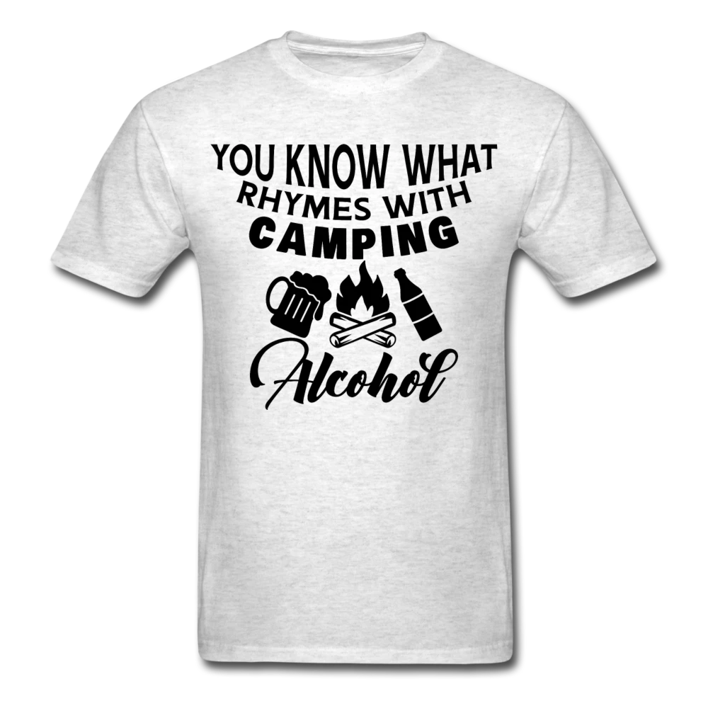 Camping Alcohol T Shirt