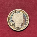 (1) Gorgeous Rainbow Monster Toned 1913-P Barber Dime G-GOOD NICE FILLER