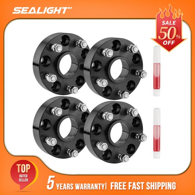 #ad 4Pcs 1.5quot; 5 x 5quot; Hubcentric Wheel Spacers For Jeep Wrangler JK Grand Cherokee $75.99