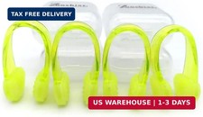 Set of 4 Waterproof Swimming Nose Clips for Adults Kids Age 8 Nose Plugs for Di