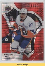 2021-22 Upper Deck Allure Red Rainbow Anders Lee #10 READ 8i3