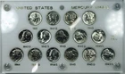 1941-1945 MERCURY DIME CAPITAL SET! 15 TOTAL COINS! GEM BU+++! UNREAL! NR #P1666