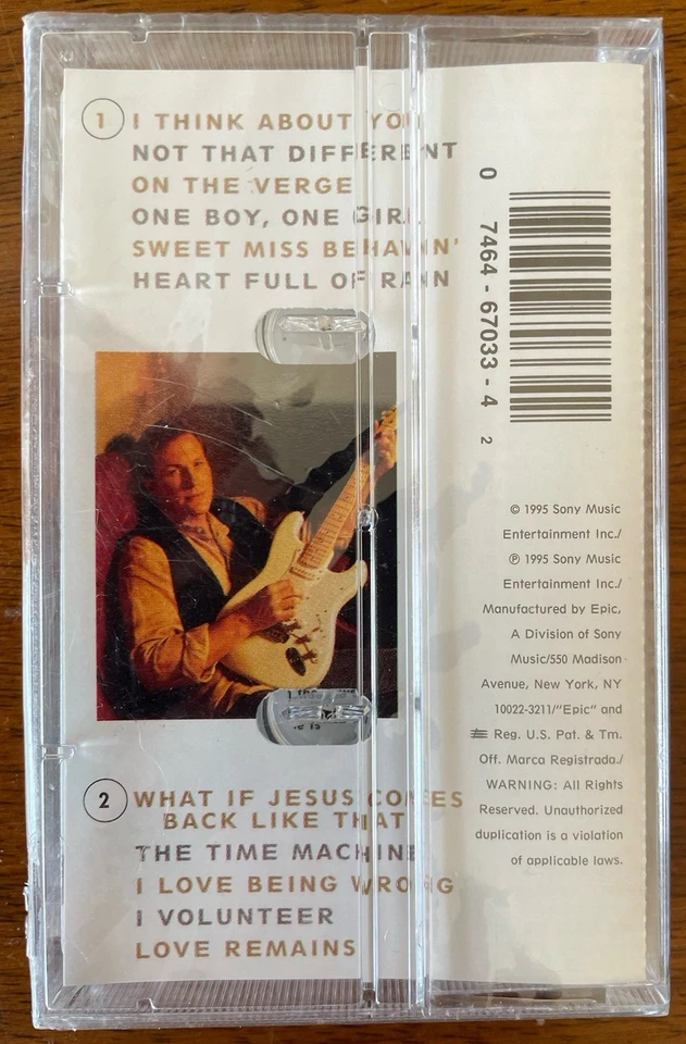 RARE “I Think about You” by Collin Raye (Cassette, 1995) Vintage Sealed New MINT - Image 2 of 4