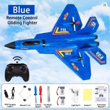 F22 2.4G Remote Control RC Plane 3-Axis Gyro 2CH Airplane Glider Fixed Wing RTF