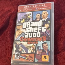 Grand Theft Auto: Chinatown Wars PSP PlayStation Portable, Complete with Map