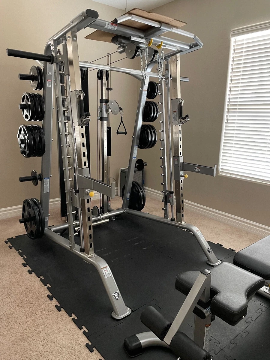 Tuff Stuff CSM-600 Evolution Smith Machine / Half Cage Combo with Tuff Stuff CSM-600 Evolution Smith Machine / Half Cage Combo with