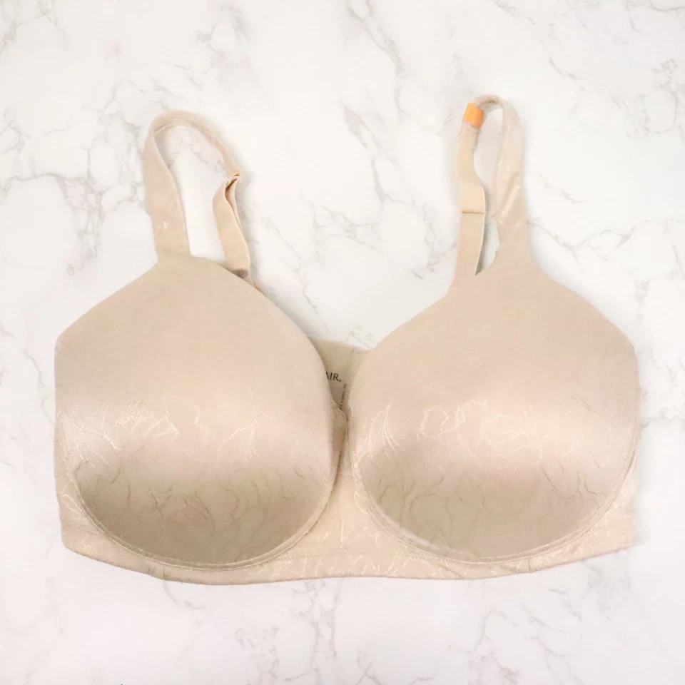 Vanity Fair Women’s 38DD Body Shine Perfect Wire-Free Flex T-Shirt Bra 2pc Set - Image 2 of 4