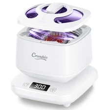 Ultrasonic Retainer Cleaner Detachable 45kHz Retainer Cleaner Machine 3 Modes...