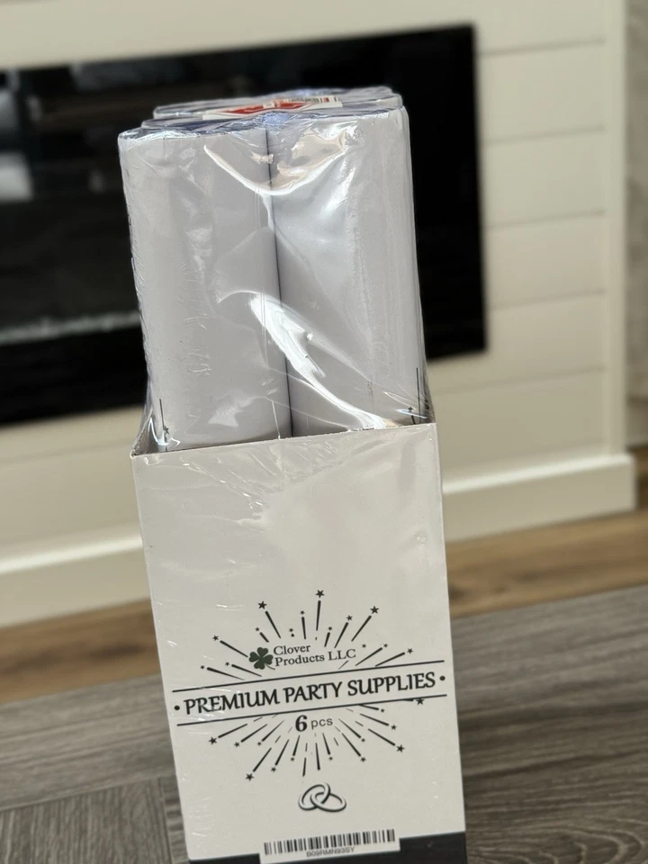 Confetti Cannons | 6 Pack | White Poppers for Weddings, Birthdays & Events - Image 2 of 3