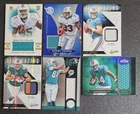 A 6 Card Lot Of Miami Dolphins Memorabilia Cards  Tannehill Thomas  Egnew
