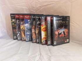 Sony PlayStation 2 Console SCPH-30001 Bundle w/ Controllers, Memory Cards, Games