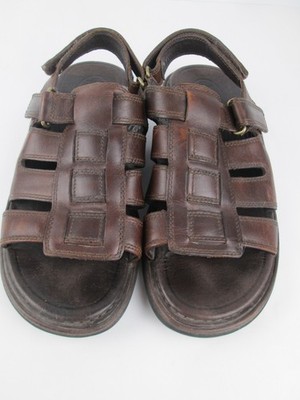 Timberland Mens Brown Leather Open Toe Adjustable Fisherman  display picture 1