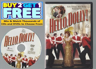 Hello, Dolly! (DVD, 1969) Walter Matthau Barbra Streisand Disc & Cover Art Only