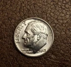 1963-D ROOSEVELT DIME Coin  condition VERY GOOD (see photos)