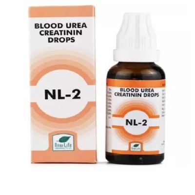 2 x New Life NL-2 (Blood Urea And Creatinin Drops) (30ml)
