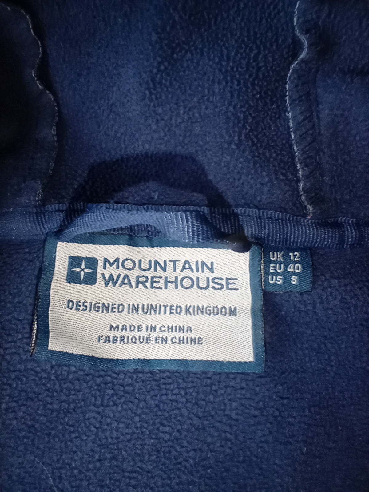 Mountain Warehouse blue patterned full zip Softsh… - image 6