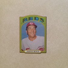 2021 Heritage Johnny Bench Mini Die Cut SSP 72DC-8 Reds Rare Exclusive SP! Clean