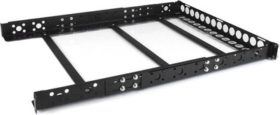 Open Box StarTech UNIRAILS1U 1U Fixed 19'' Adjustable Depth Universal Server Rack
