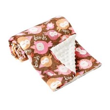 Baby Nursery Bed Blankets Ultra Soft Double Layer Mini 45 60" Woodpecker