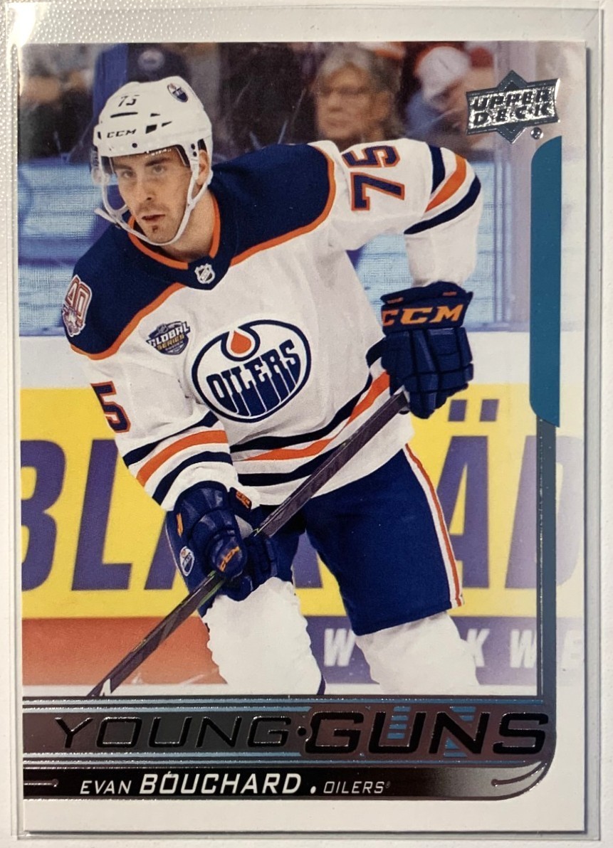 2018/19 Upper Deck UD Series One 1 Young Guns RC Evan Bouchard 221 Oilers