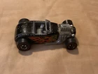 Hot Wheels Redline Black Flames Roadster Hot Rod 1975 - Hong Kong - Very Nice Co