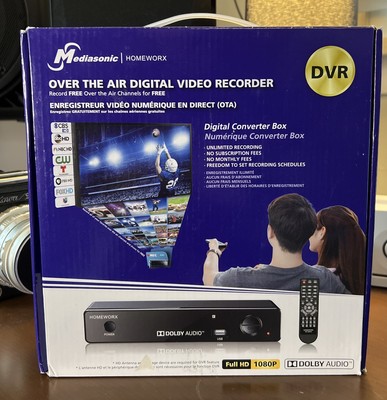 Mediasonic HW-150PVR HomeWorx ATSC Digital TV Converter Box with Media Player