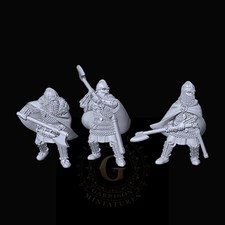 Huscarls with Dane Axes X3 28mm Wargame & Diorama Miniatures