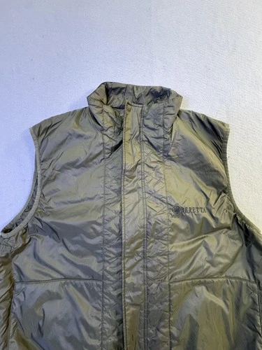 Beretta Vest Mens Large Green Quilted Full Zip Insulated Hunting Lightweight image 3