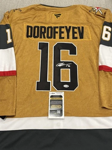 JSA COA PAVEL DOROFEYEV Signed Autographed Vegas Golden Knights Hockey Jersey