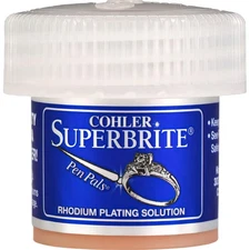 Superbrite Rhodium Plating Solution Pen Pals 1/4 Gram