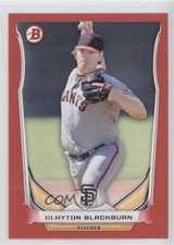 2014 Bowman Draft Top Prospects Red 2/5 Clayton Blackburn #TP-83 8t7