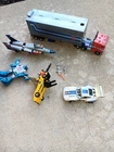 Vtg 1980's TRANSFORMERS LOT..PORCHE  TRACTOR TRAILER .WEAPONS LOT & MORE VTG