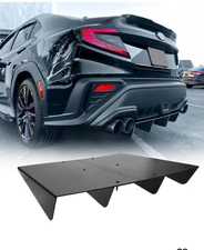 IKON MOTORSPORTS Rear Diffuser, Compatible with Universal Vehicles 22" x 20" in,