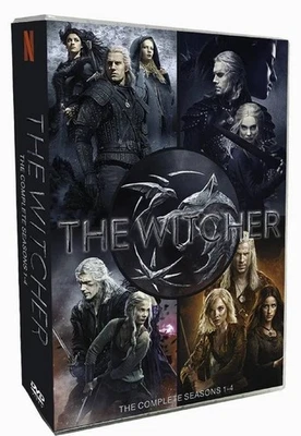 The Witcher: Seasons 1–4 Complete DVD Collection (12 Discs)