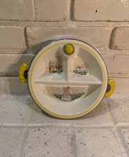 Vintage Bartsch Infant Divided Warming Dish Little Bo Peep
