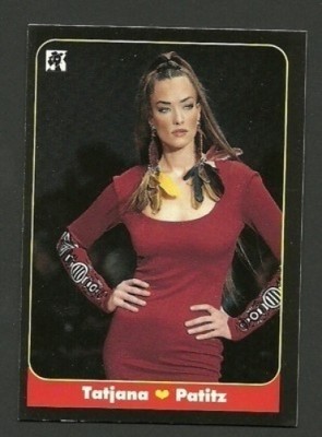 Tatjana Patitz  Italian Movie Film Pop Model Card