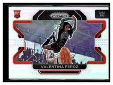 2022 WWE Panini Prizm #92 Valentina Feroz Silver Prizm RC