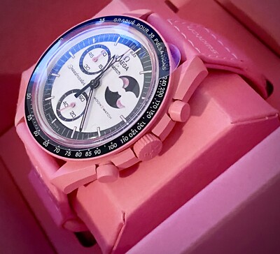 OMEGA X SWATCH SpeedMaster MoonSwatch MISSION TO THE PINK OMEGA X SWATCH SpeedMaster MoonSwatch MISSION TO THE PINK