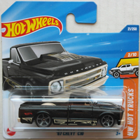 Hot Wheels 1967 Chevy Chevrolet C10 Pickup Truck Schwarz Neu/Ovp Mattel Hw ´67