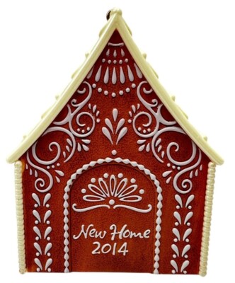 Hallmark 2014 New Home Gingerbread House Ornament Christmas Decoration QGO1143