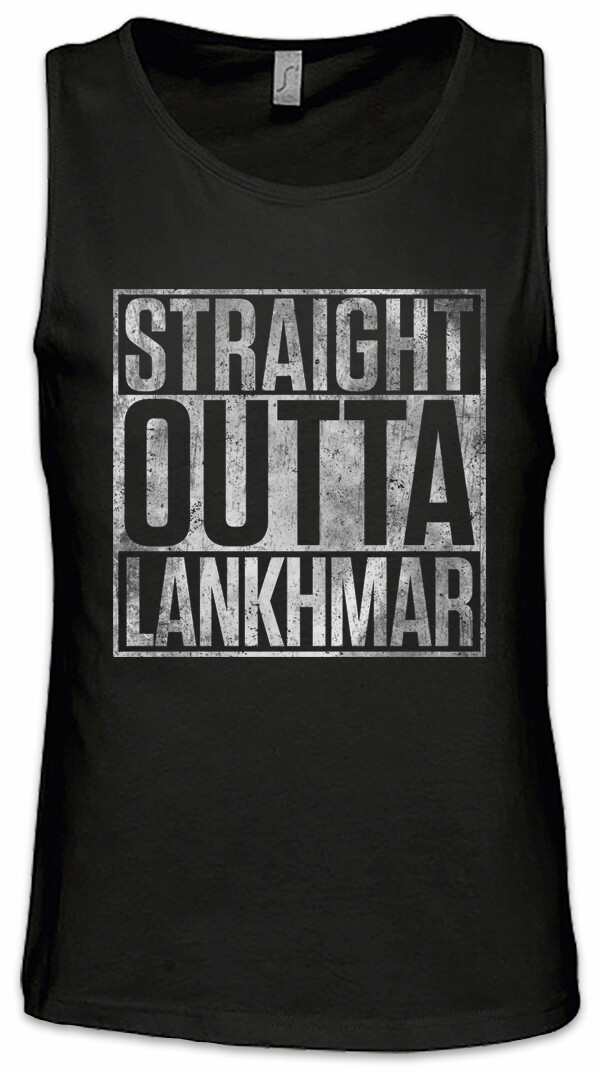 ALTRA Canotta uomo Straight Outta Lankhma Fahrd e il divertimento TV grigio topolino ladro