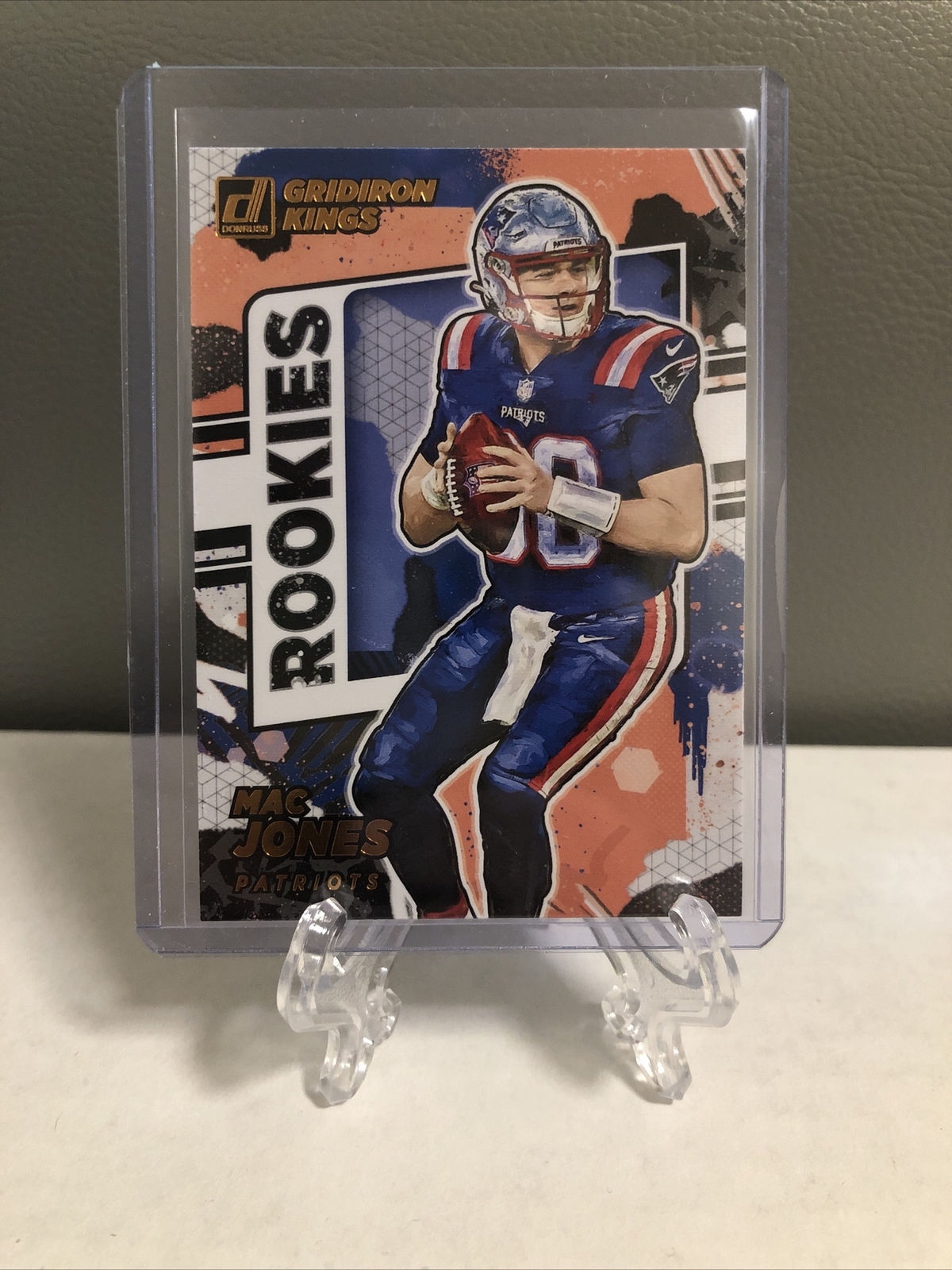 2021 Mac Jones Donruss Gridiron Kings RC No.RGKMJO New England