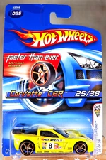 2006 Hot Wheels Faster Than Ever #25 First Editions 25/38 CORVETTE C6R Yellow