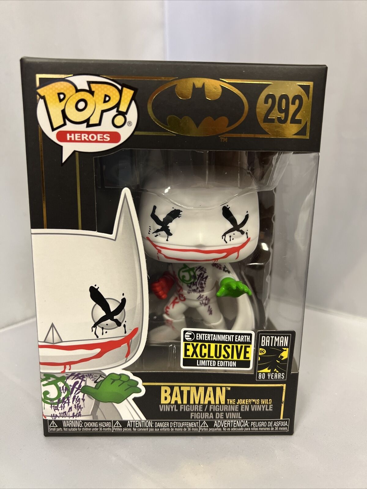 Funko Pop 43970 Heroes: Batman The Joker is Wild Vinyl Figure for sale  online | eBay